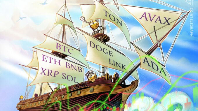 BTC, ETH, BNB, XRP, SOL, ADA, DOGE, TON, LINK, AVAX BTC, ETH, BNB, XRP, SOL, ADA, DOGE, TON, LINK, AVAX