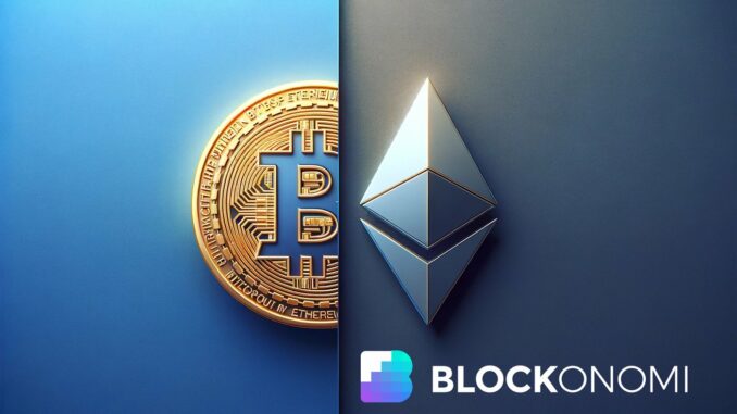 ETH vs BTC: JP Morgan Thinks Ethereum Will Outperform the ETH vs BTC: JP Morgan Thinks Ethereum Will Outperform the King in 2024
